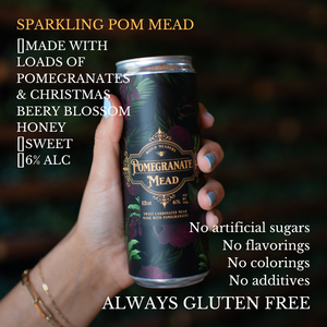 Sparkling Pomegranate Mead - 4pk